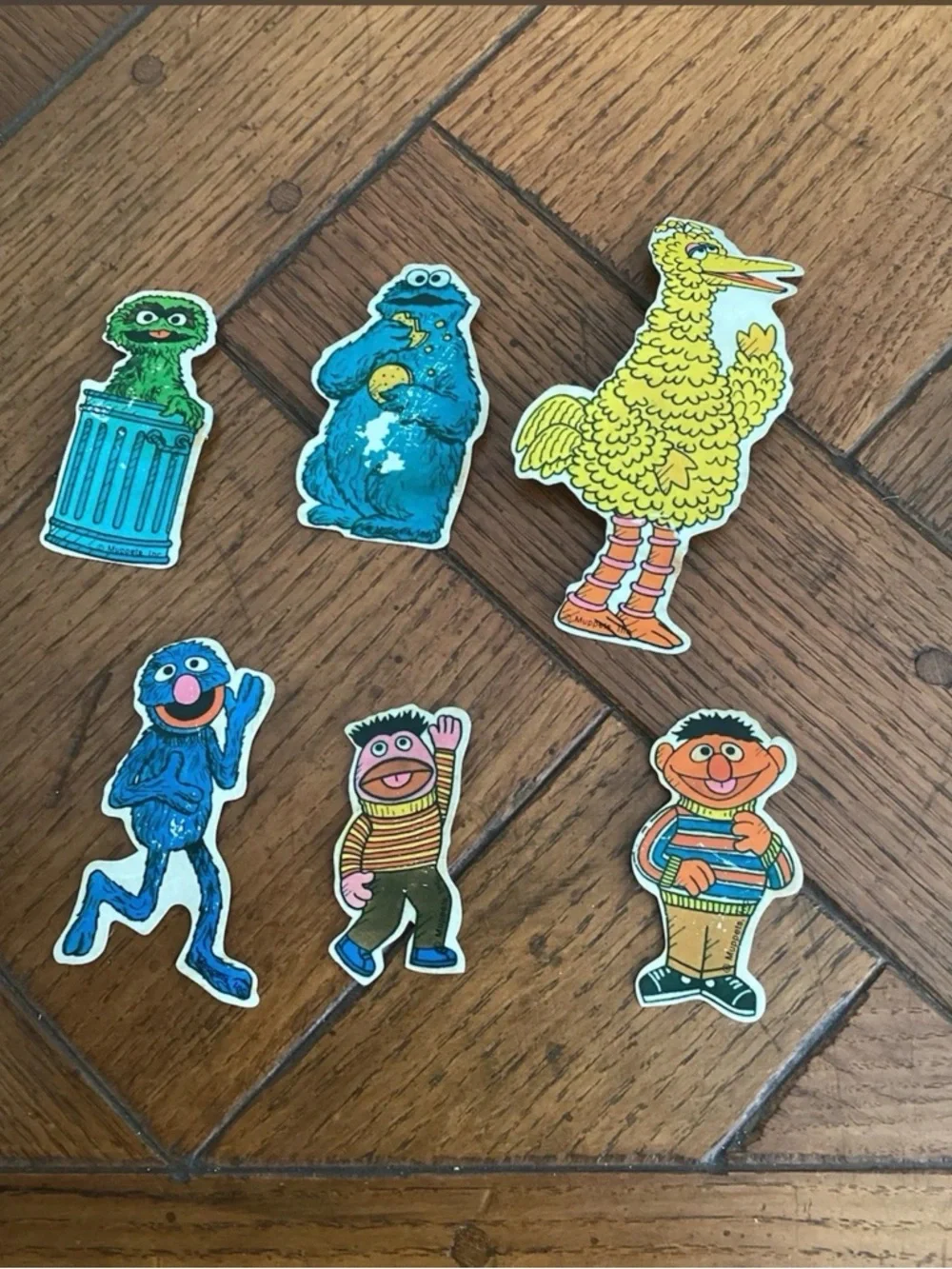 Sesame Street Character Magnet Set - Big Bird, Cookie Monster & Friends